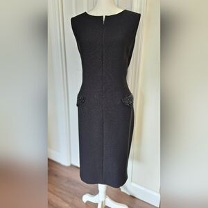 Jones New York Black Sleeveless Dress
